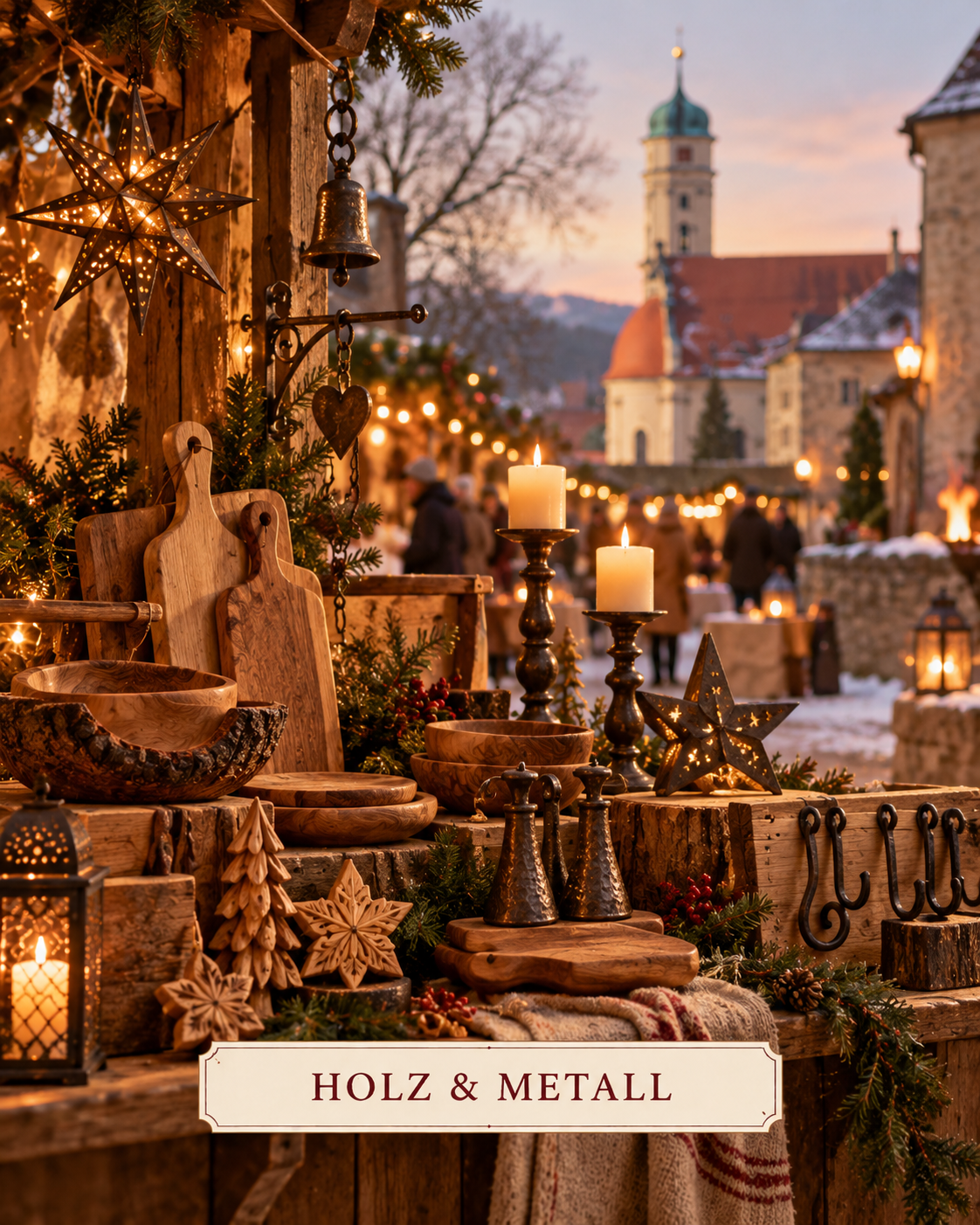 Holz und Metall